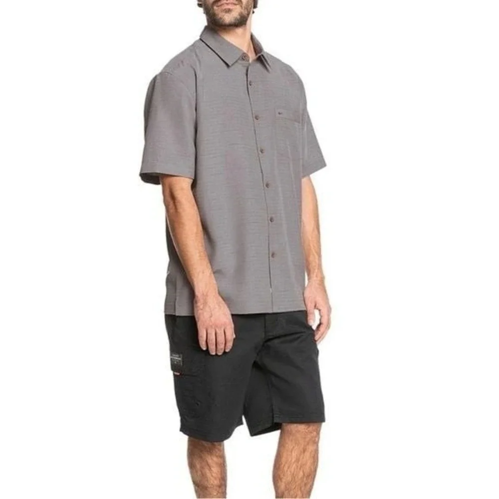 Quiksilver Waterman Gray Shirt XXL - Picture 3 of 9